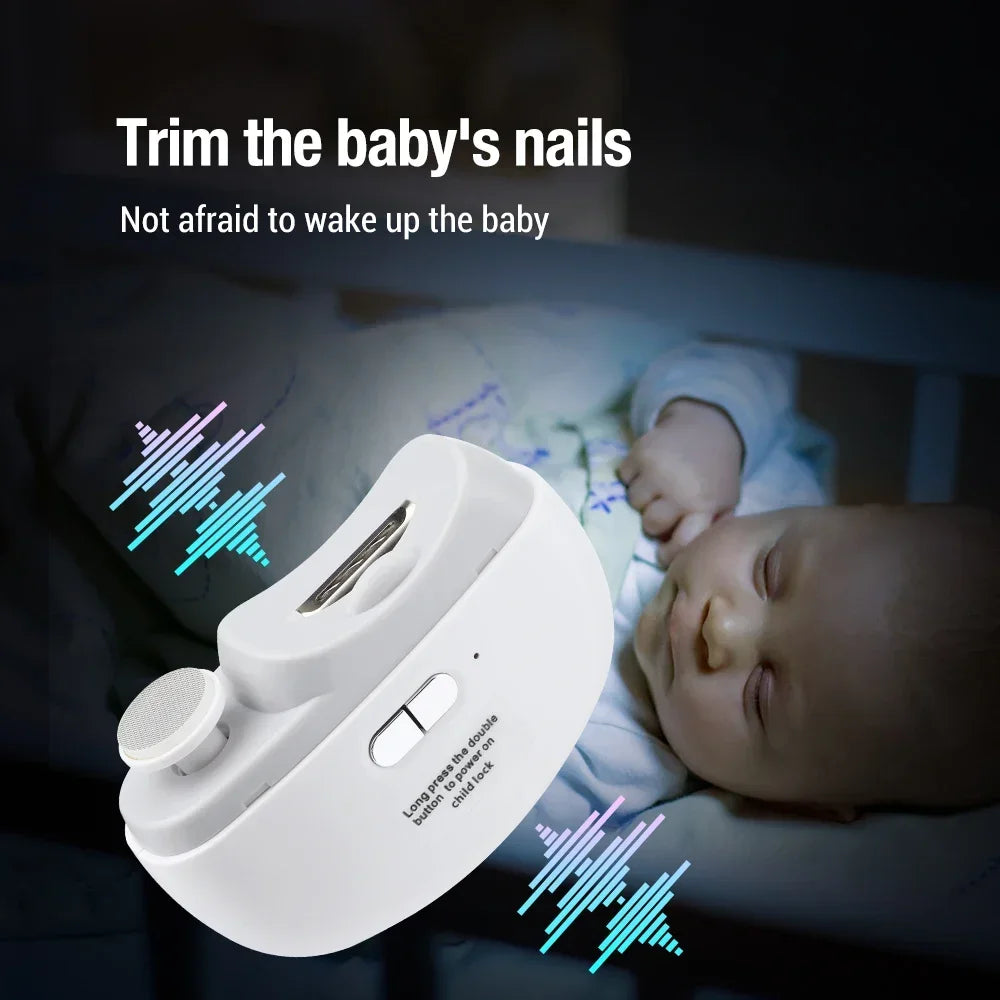 Electric Nail Trimmer & Buffer - Safe, Gentle Care for All Ages