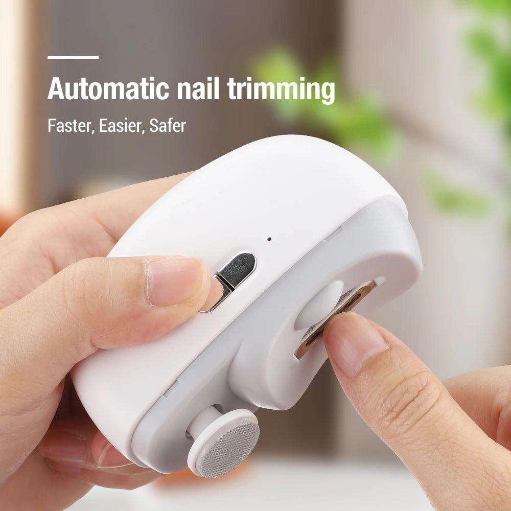 Electric Nail Trimmer & Buffer - Safe, Gentle Care for All Ages