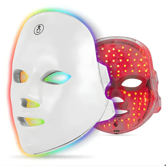 Red Light Therapy Mask - 7-1 Light Modes for Youthful Skin at Home