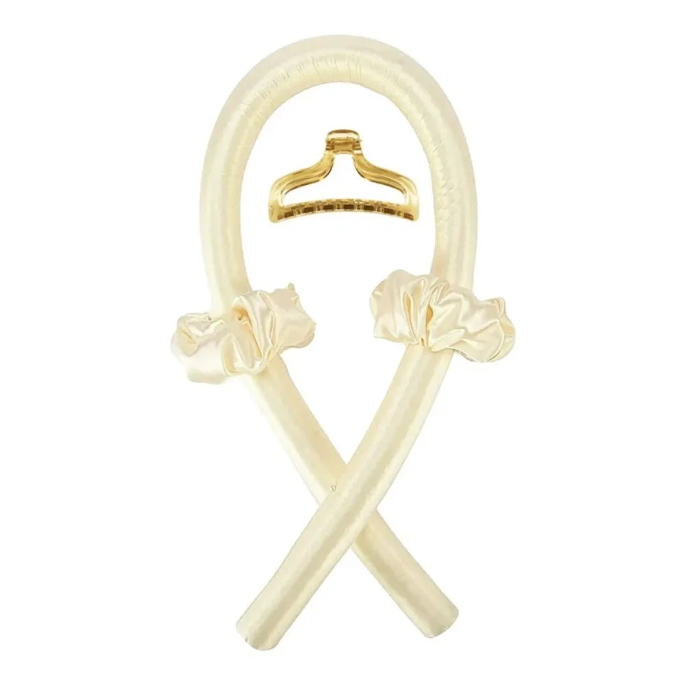 Heatless Curling Rod Headband Soft Hair Curler with Sleeping Bonnet No Heat Hair Rollers Satin Styling Tools