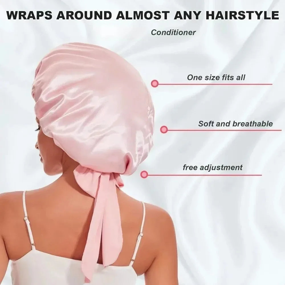 Heatless Curling Rod Headband Soft Hair Curler with Sleeping Bonnet No Heat Hair Rollers Satin Styling Tools